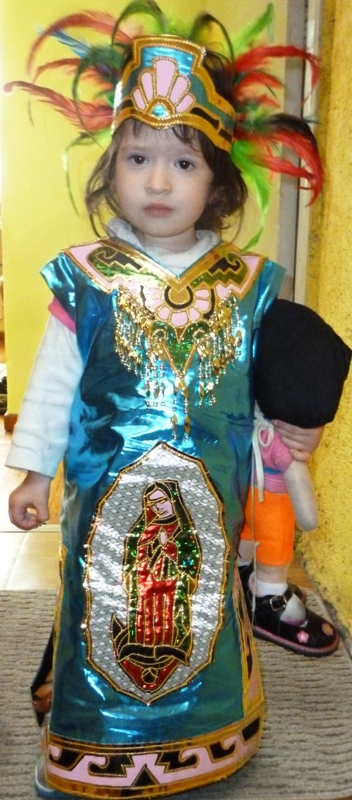 AZTEC COSTUME TODDLERS 19\" TUNICA