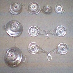 Silver sets designs HAT metallic buttons