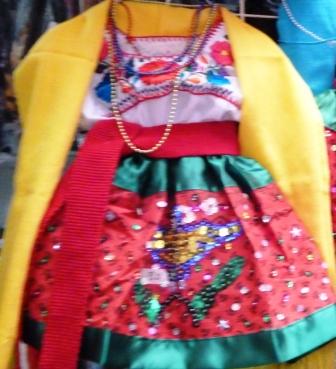 China Poblana Dress Costume  kid size 20"(50cm)