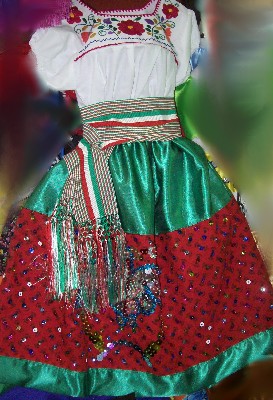 China Poblana Dress Costume kid size 32\"(80cm)
