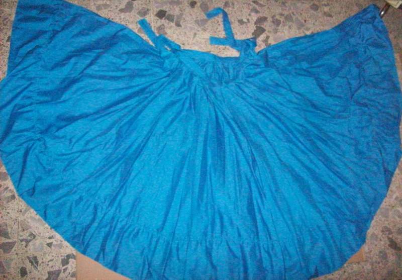 Practice Skirt Folklorico Dance Toddlers Doble Vuelo 20" (60cm