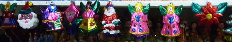 Set of 6 tin ornament Naivity